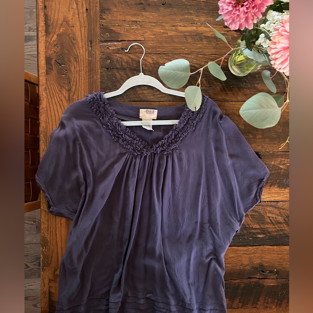 Purple Anthro blouse